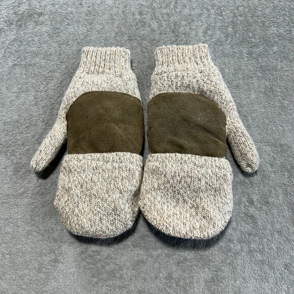 RefrigiWear Premium Wool Convertible Mitt XL Fingerless Gloves Workwear Mittens - Picture 1 of 5